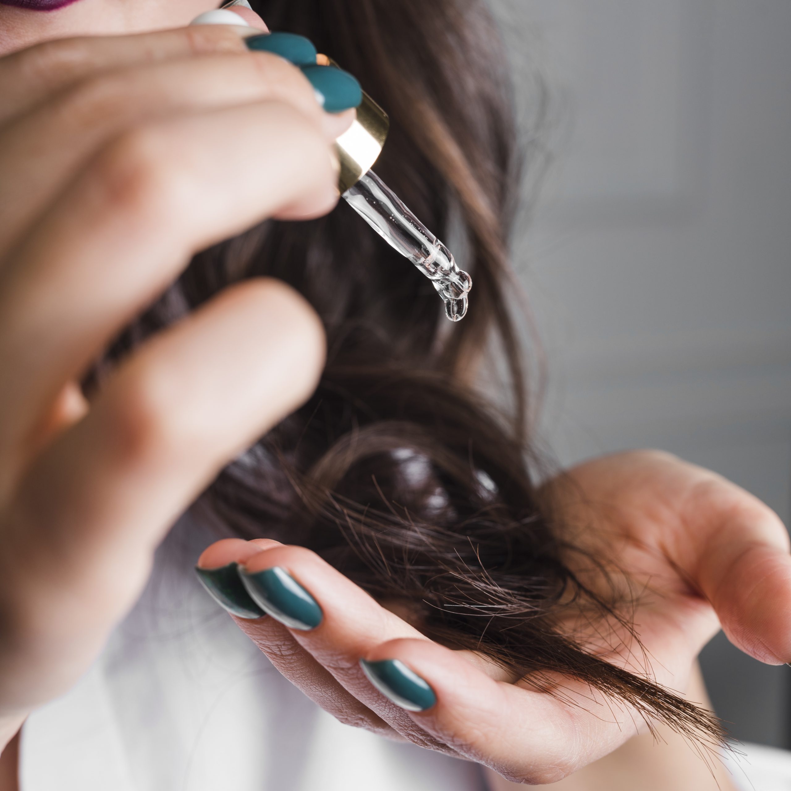 brunette-hair-with-serum